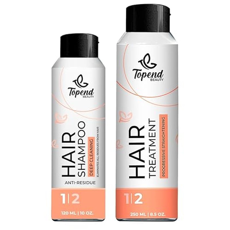 Keratin Hair Treatment Kit ? 470ml | Organic Straightening & Anti-Frizz System with Clarifying Shampoo | Formaldehyde-Free | Smooth, Shine & Repair All Hair Types