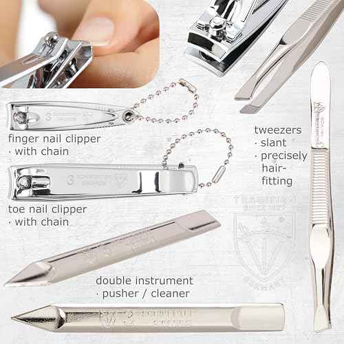3 Swords Germany ? brand quality 8 piece manicure pedicure grooming kit set