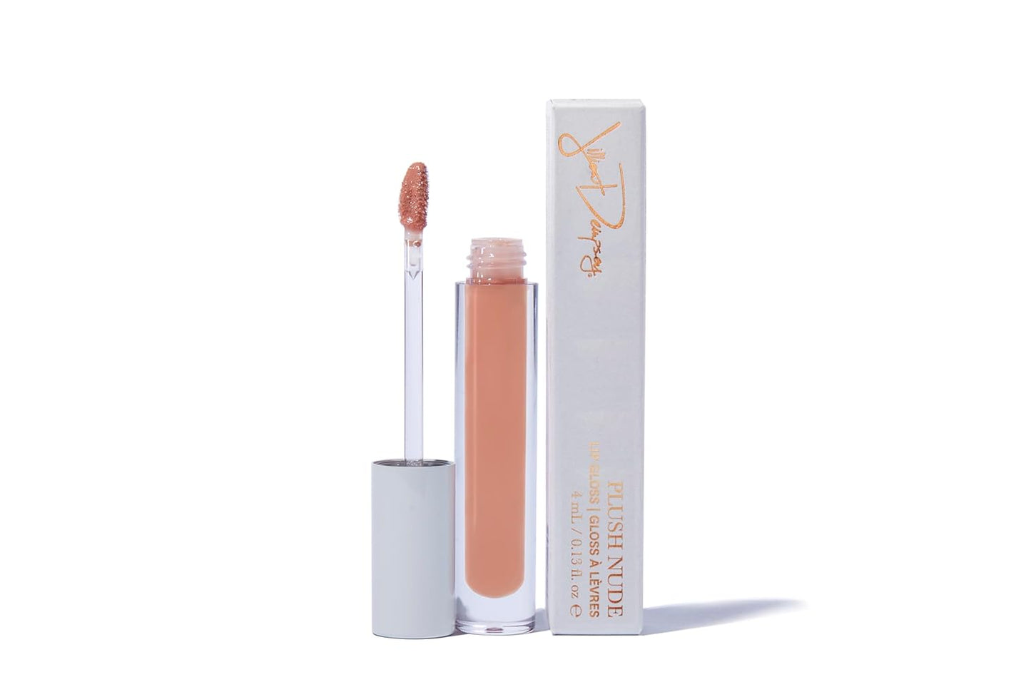 Jillian Dempsey Lip Gloss - Vegan Hydrating Lip Plumper for Smooth Lips | 12ml Plush Nude