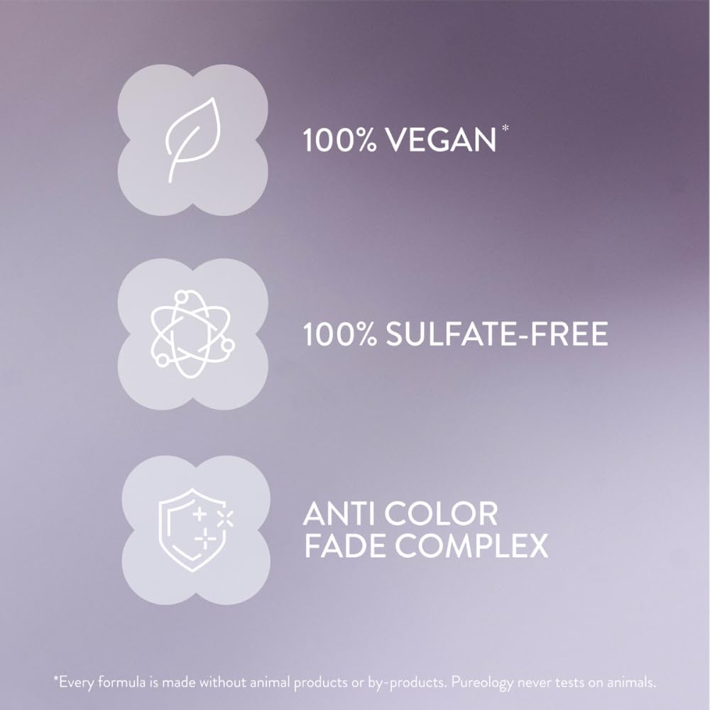 Pureology Hydrate Sheer Shampoo - Lightweight Hydrating Formula for Fine, Dry Color-Treated Hair | Silicone-Free & Vegan