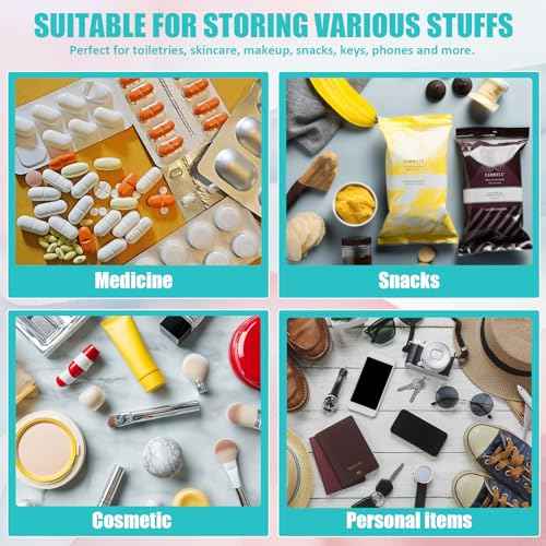 Chenille Letter Clear Medicine Bags, Makeup Bag for Travel, Preppy Patch Nylon Cosmetic Meds Pouch with Handles and Zipper, Waterproof Large Clear Travel Toiletry Purse Storage for Women Green