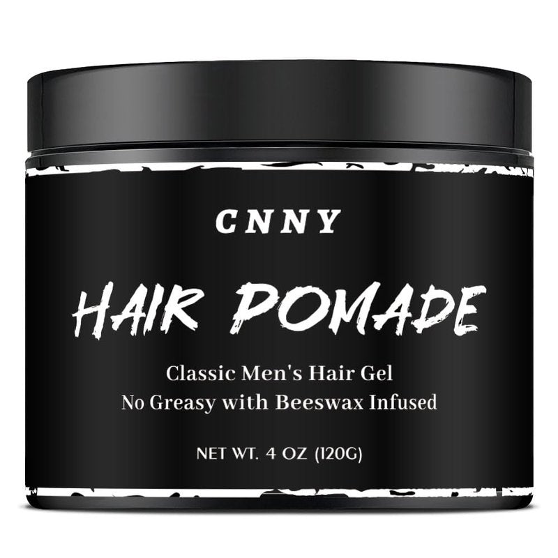 Crownnaturally CNNY Hair Pomade 4oz - Strong Hold & Medium Shine - Professional Hair Styling Wax for Men - All Hair Types - Barber Grade Pomade - Easy Wash Out