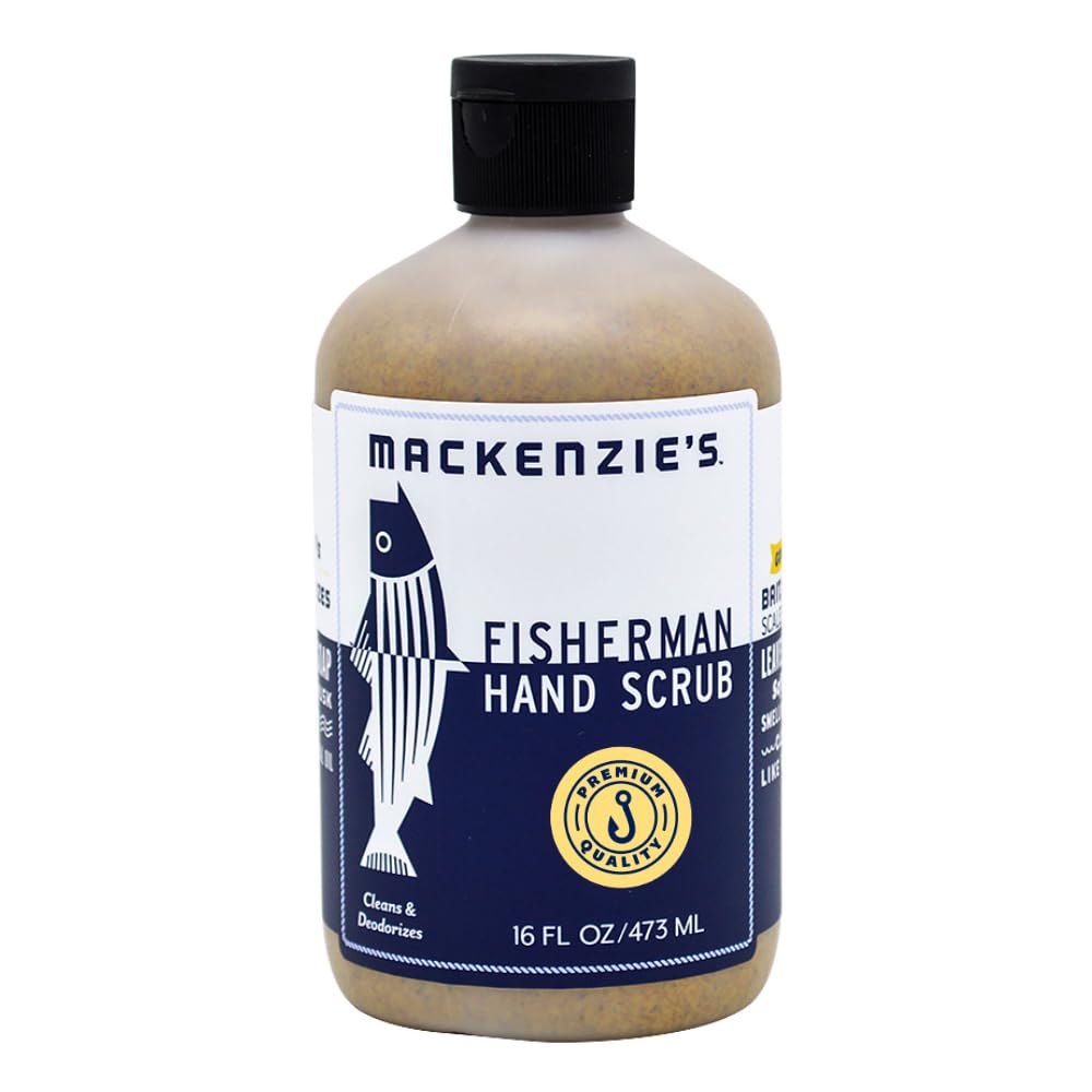 MacKenzie's Fisherman Hand Scrub – Hand Cleaner – Hand Deodorizer – 16 oz