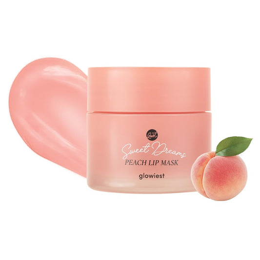 glowiest Sweet Dreams Overnight Lip Mask- Nourishing, Plumping and Hydrating Lip Balm | glowiest Sweet Dreams Lip Sleeping Mask | Hyaluronic Acids+Vitamin C+Shea Butter+Antioxidants l Peach