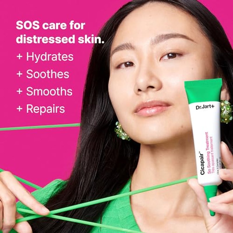 Dr.Jart+ Cicapair So Soothing Face Treatment Korean Gel Cream for Visibly Irritated Skin with Centella Asiatica | Korean Skin Care, 1.01 Fl Oz