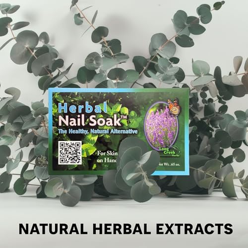 Nail Soak - 100% Natural Hand and Foot Soak for Ugly Nails and Dry Skin - Herbal Eucalyptus Peppermint Blend