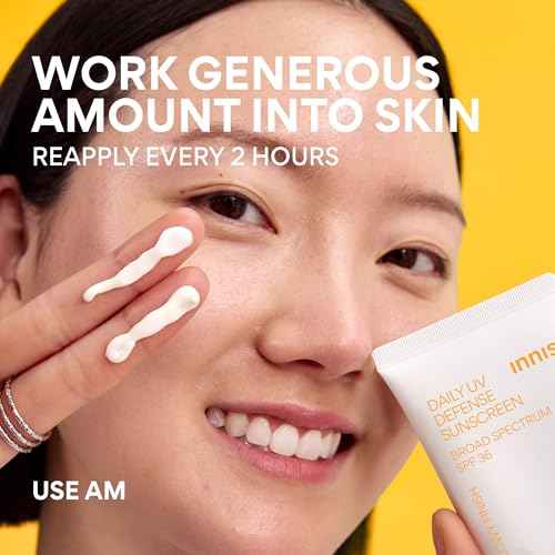 Innisfree Daily UV Defense SPF 36 – Korean Face Sunscreen, Invisible Finish, Broad Spectrum, No White Cast, Lightweight, Hydrating