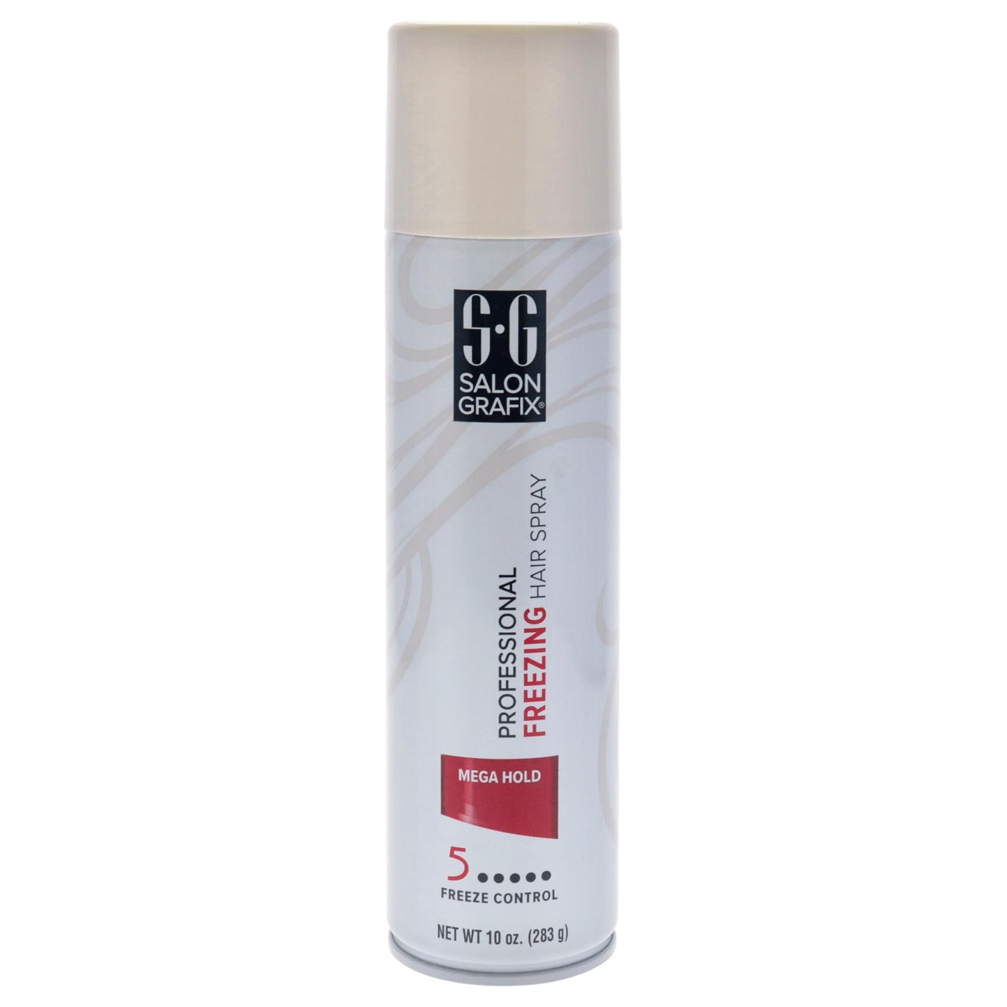 Salon Grafix Freezing Hair Spray Mega Hold - Quick-Drying - Volumizing Hairspray for Women and Men - Professional Quality Results - 10 oz