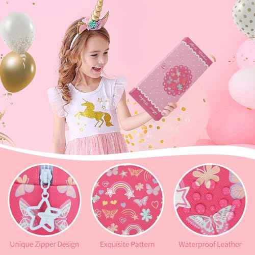 Small Travel Makeup Bag, Birthday Gifts for for Girls 4 5 6 7 8 9 10 11 12 13 14 15 16 Years Old, Cute Cosmetic Bag Make Up Pouch Organizer Toiletry Bag, Gift Trendy Stuff for Teen Teen Girl Friend