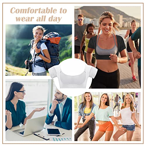 Handepo 6 Pcs Underarm Sweat Vest Breathable Armpit Sweat Proof Shirt Pads for Woman Underarm Protector