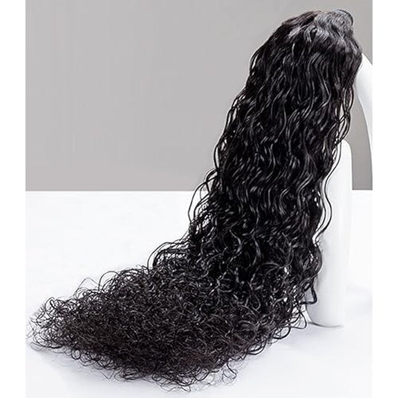 Raw Indian Human Hair Single Bundle,Triple Lifespan Than Regular Virgin Hair,In-Store Quality,Online Price! 100% Raw Indian Hair Bundles Water Wave Raw Hair Bundles 20 Inch