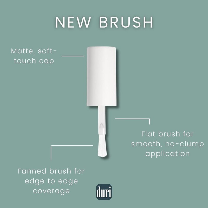 duri Nail Polish, GBD-105 Basic Beauty, French Manicure Classic 3 Piece Set, Tip, Base and Top Coat, Semi Sheer 309 Iced Roses, Quick Drying, Long Lasting, Easy at Home Application Cosmetics