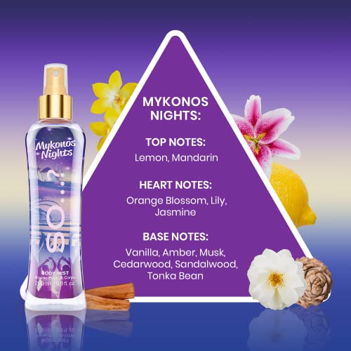 So¡¦? Mykonos Nights Body Mist - Perfume for Women - Fruity, Vanilla Scent - Perfect Gifts for Women - Refreshing Body Spray for Women - 6.9 oz