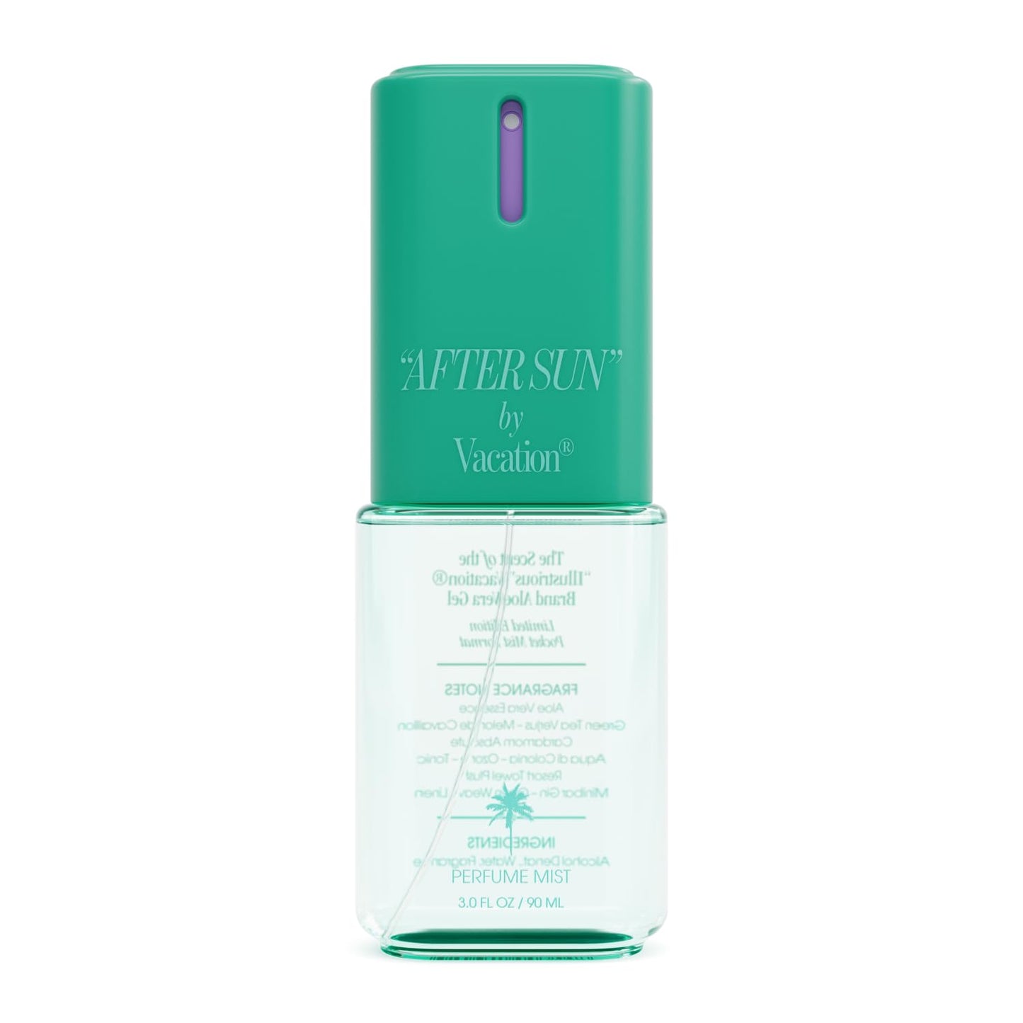 VACATION After Sun Body Mist and Perfume for Women, 3 Fluid Ounces - Aloe Vera, Cucumber and Green Tea Scent, Hair and Body Spray, Summer Fragrance, Travel Size