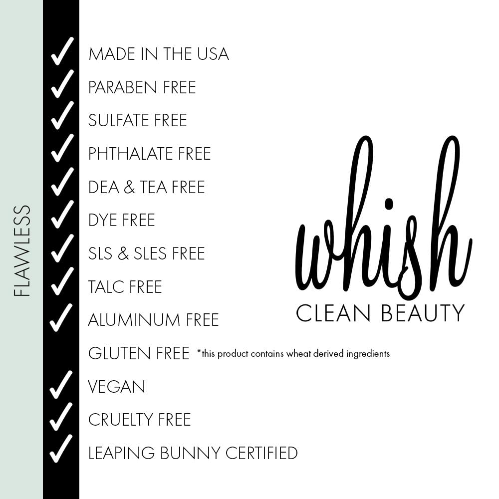 Whish Flawless Post Wax & Shave Serum, 1 Fl Oz After Shave Bottle