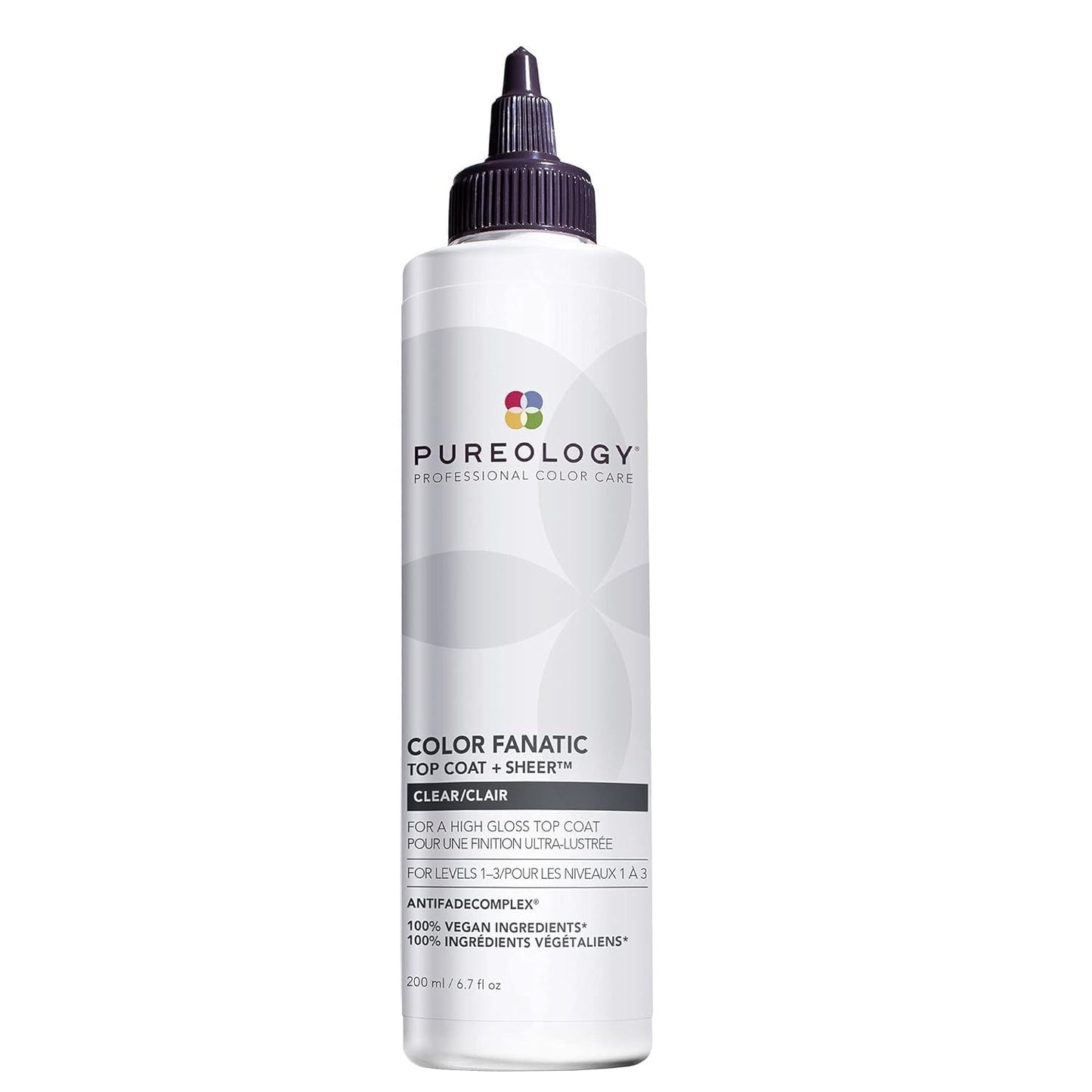 Pureology Color Fanatic Top Coat – Sheer Clear Toner, 6.7 fl oz