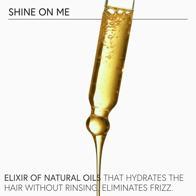 MONCHO MORENO Shine On Me - Anti-Frizz Hair Oil with Argan Oil & Vitamin E, Nourishing and Repairing Serum for Dry, Damaged & Frizzy Hair, Adds Softness and Shine (1.7 Fl Oz)
