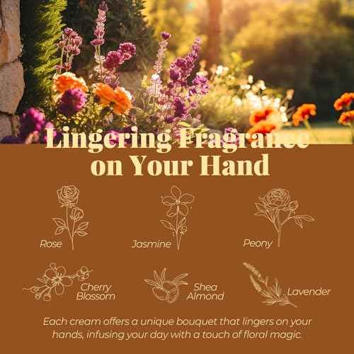 BODY & EARTH Hand Cream Gift Set for Mothers Day Gifts for Mom, Pack of 12 Enriched with Shea Butter to Nourish Dry Hands, Hand Lotion Gift Packs, Travel Size Hand Lotion Set, Birthday Gifts for Women