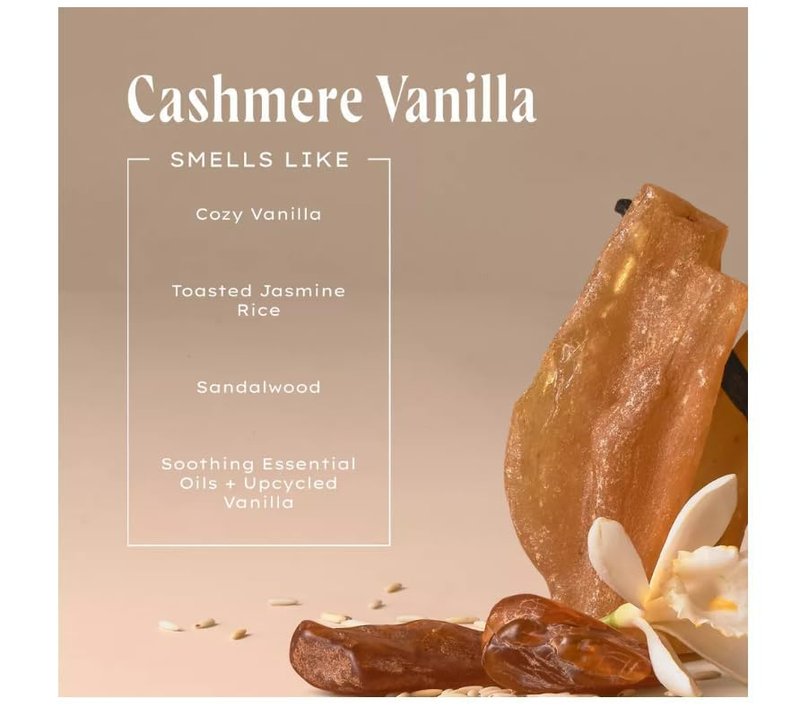Cashmere Vanilla Mist Duo - Body & Linen Spray for Soothe and Comfort | 5 fl oz & 2 fl oz Mini