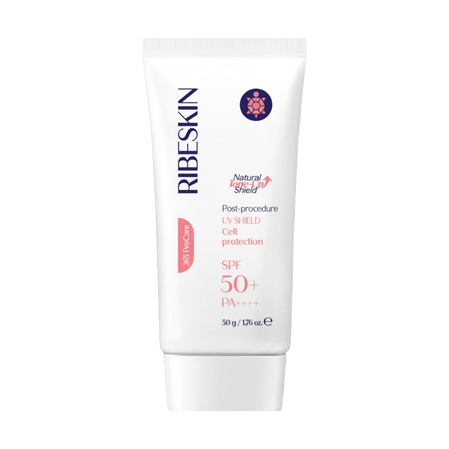 Ribeskin Cell Protection Mineral Sunscreen SPF 50+ PA++++, Zinc Oxide Mineral Face Sunscreen for Sensitive Skin, Lightweight Daily UV Protection, 1.76 Fl Oz