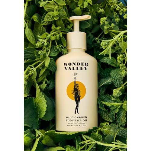 WONDER VALLEY - Wild Garden Body Lotion | Vegan, Cruelty-Free, All Skin Types | Hydration + Barrier Support | Cedar, Basil, Vetiver, Sage (300 mL | 10.1 fl oz)