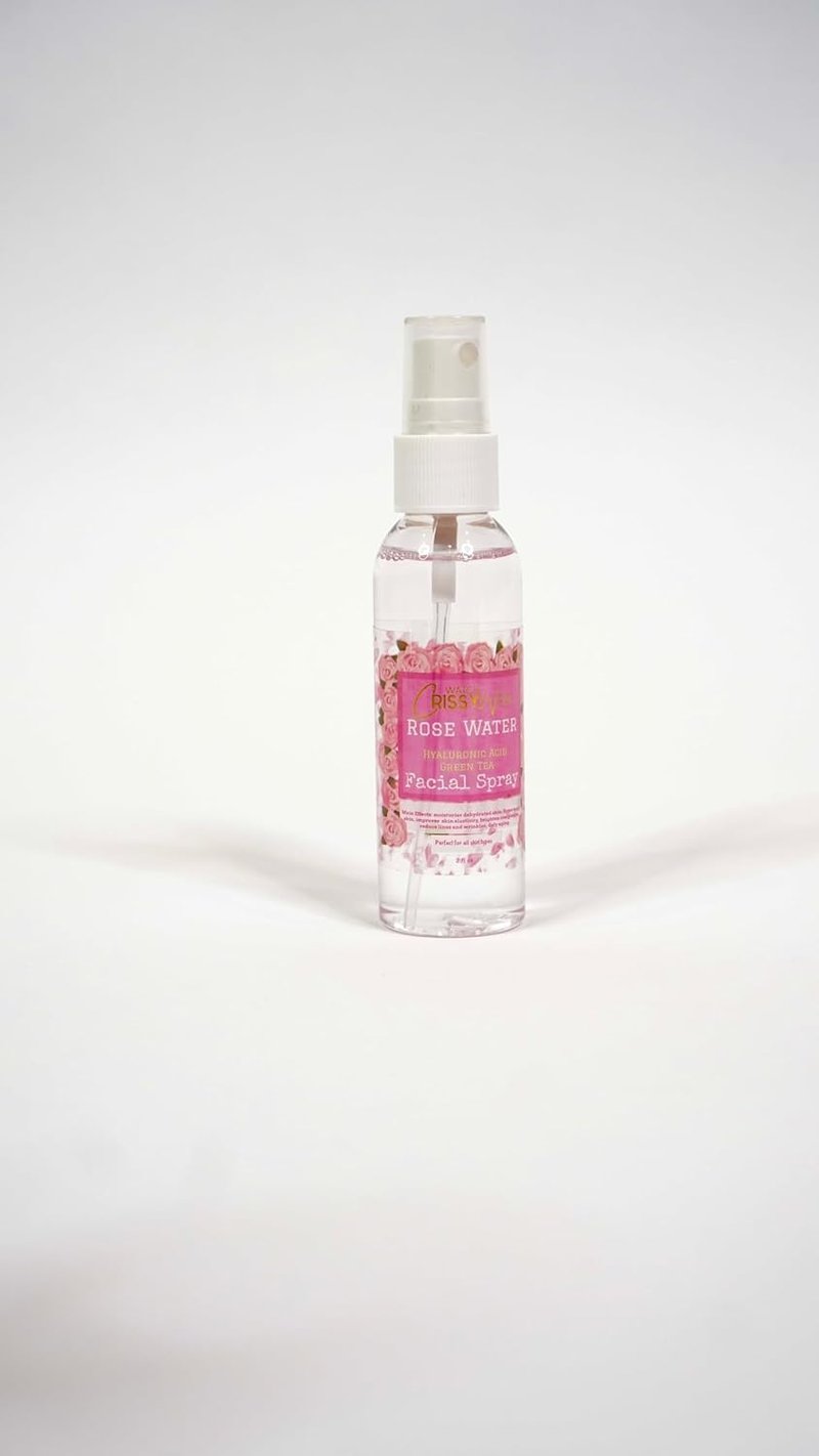 Rose Water Facial Spray - Natural & Unscented Hydration for All Skin Types | Vegan, Cruelty-Free, 2oz