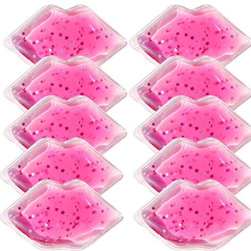 Lip Masks, Ice Packs for Lip Filler Aftercare, Mini Cold Packs, Small lce Pack for Mouth,Injections, Injuries (Lip pouch-ten)