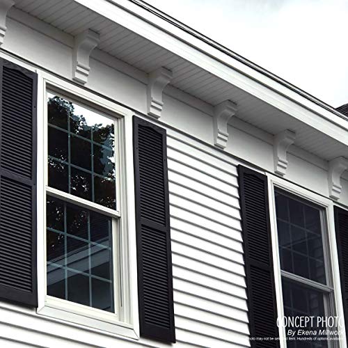 Ekena Millwork COR04X02X05BL 4 1/4-Inch W x 2 5/8-Inch D x 5 3/4-Inch H Blackthorne Corbel , White