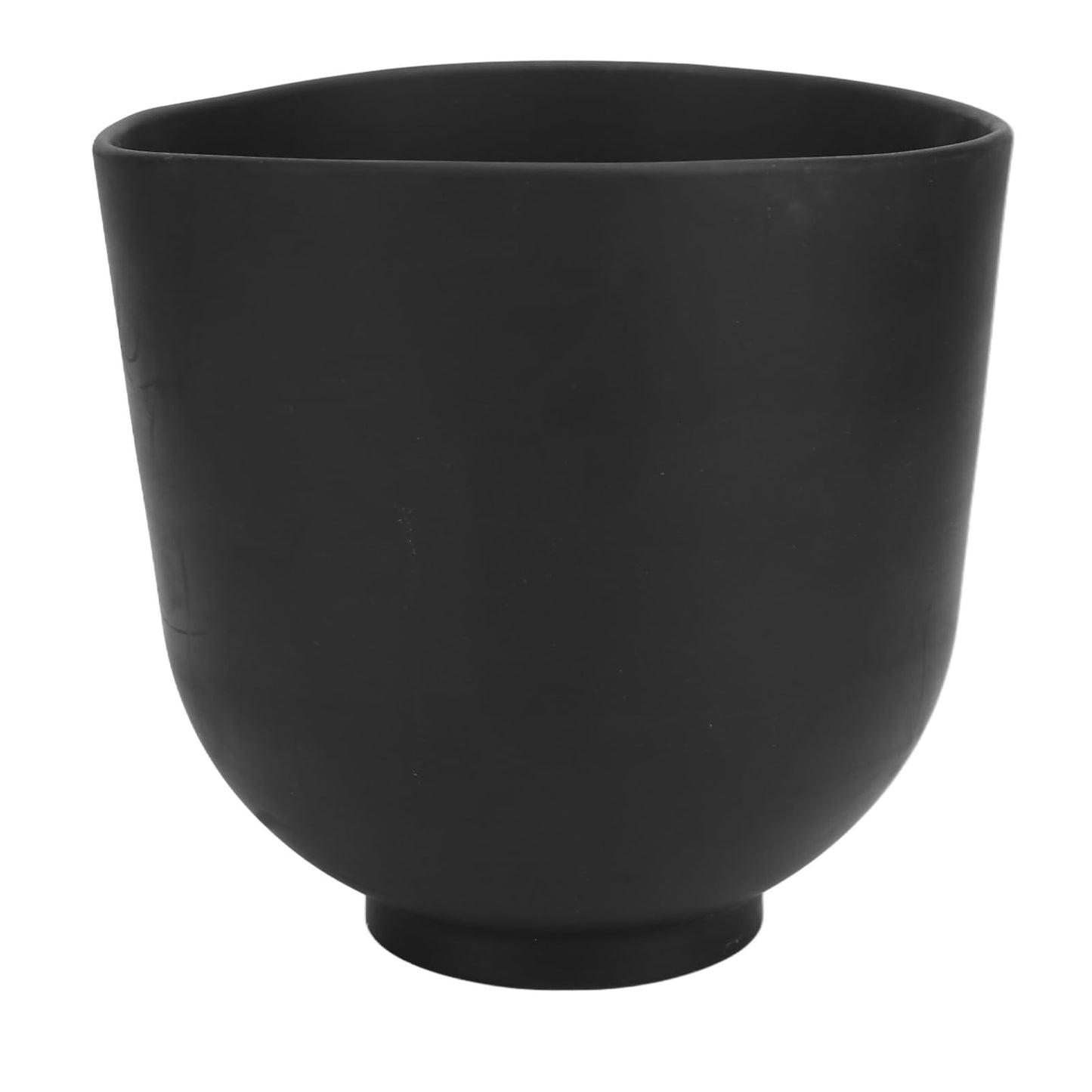 Large Size Silicone Mixing Bowl, Professional Reusable Beauty Tool, Multi Purpose Holder for Spices, Space Saving Kitchen Accessory with Mask (Black)