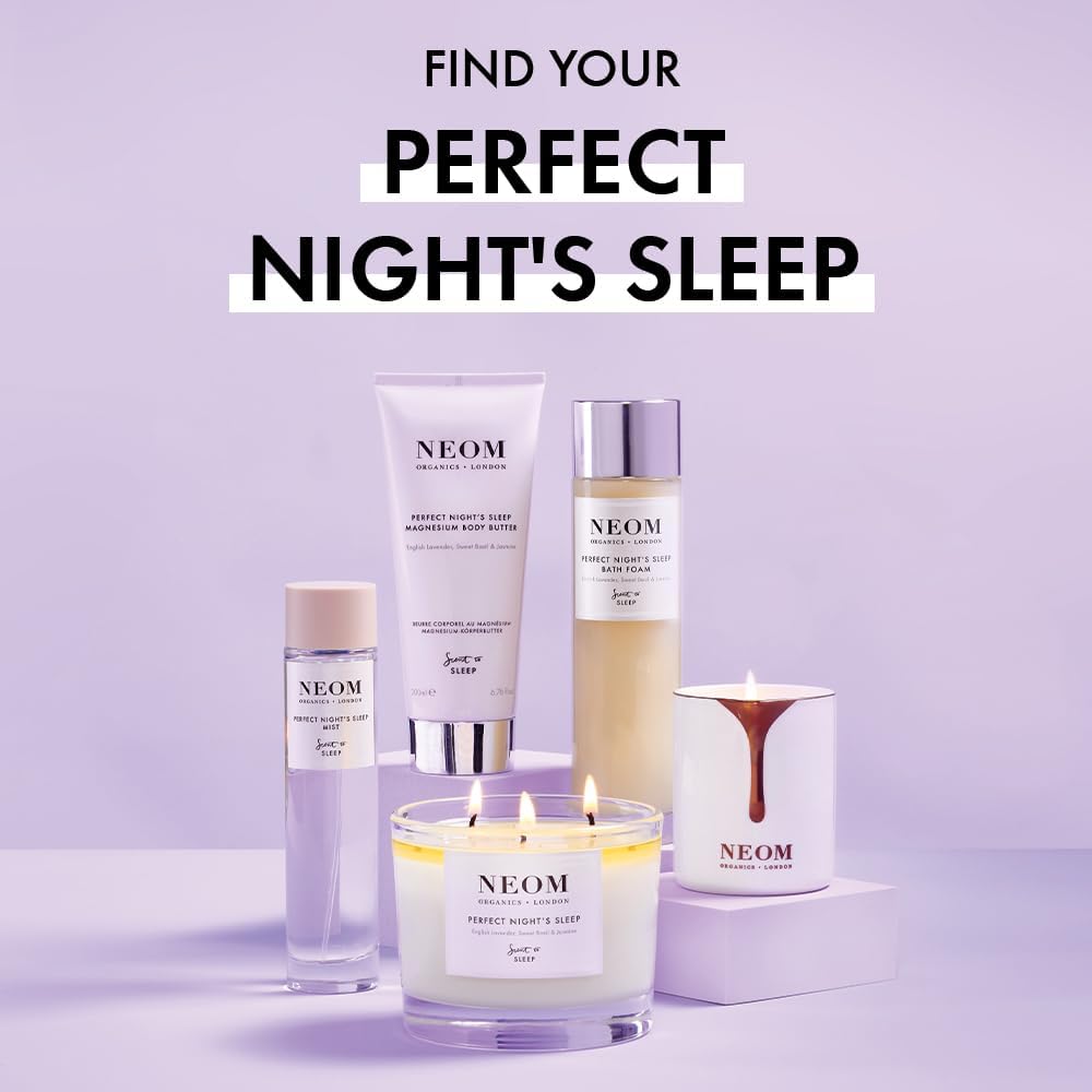 Perfect Night's Sleep Bath Foam - Lavender & Jasmine | 100% Natural Fragrance, Soothing Aloe & Almond Oil | 200ml