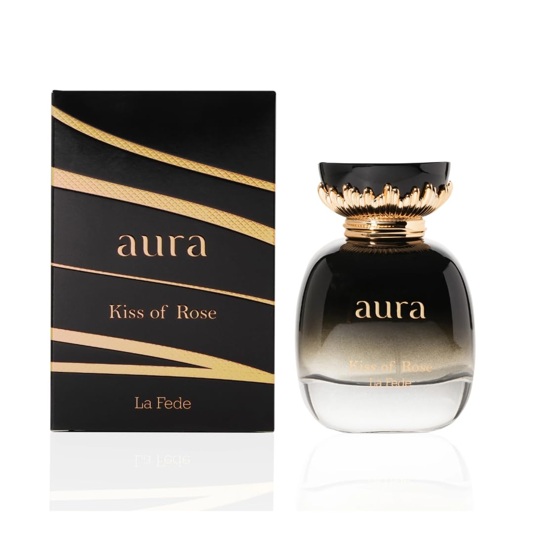 Aura Kiss Of Rose Arabian Perfume for Women - 100ML | Long-Lasting Fruity Fragrance for All Occasions