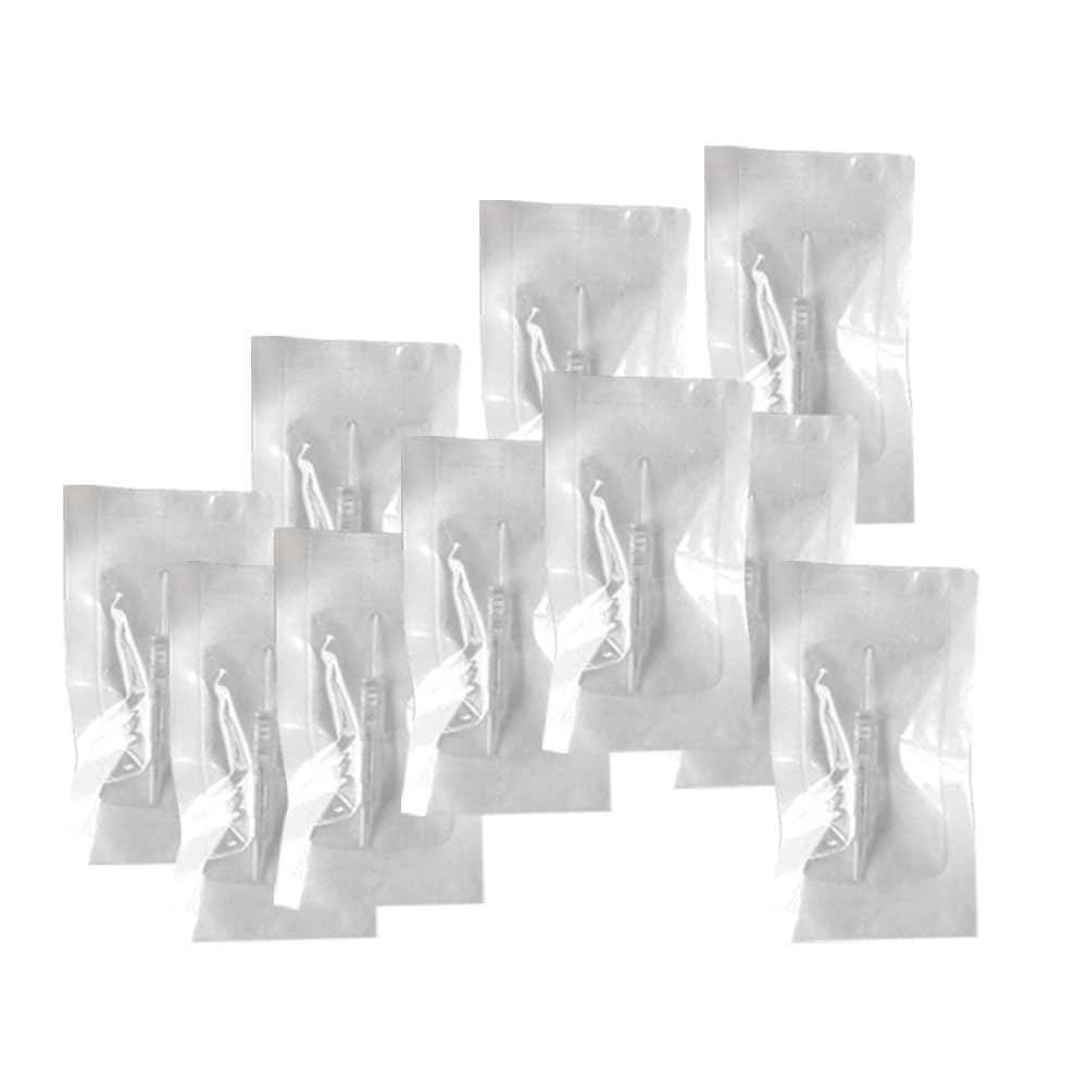 Disposable Pigment Cartridges Tattoo Needle Shading Tip Caps 1R/3R/7F for Permanent Makeup Machine Eyebrow Tattoo Pen Set(Mixed Sizes,30PCS)