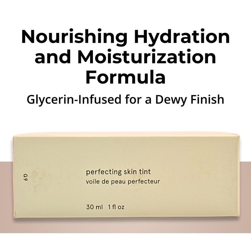 Glossier Perfecting Skin Tint - Dewy Sheer Coverage for Medium Warm Skin Tone | Lightweight Formula