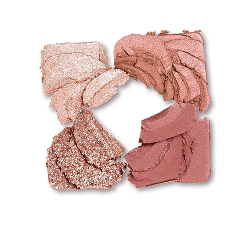 Charlotte Tilbury Bigger, Brighter Eyeshadow Palette - Shimmer & Satin Matte Eyeshadow Quad with a Rich Powder Formula - Includes 4 Complementary Shades - Exagger-Eyes