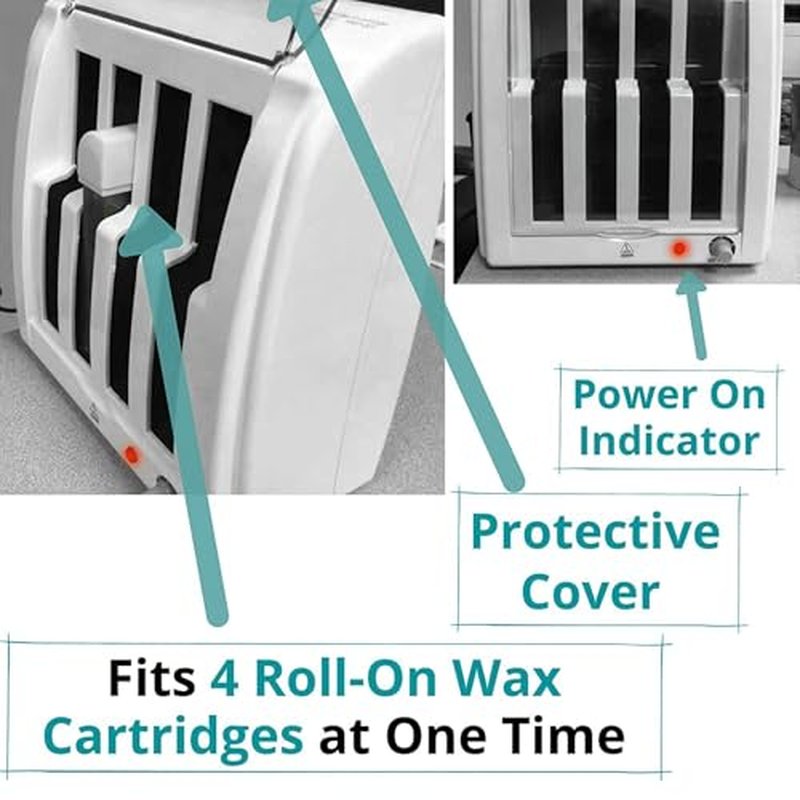 Dioche Professional Electric Wax Warmer for Home Beauty Salon, Hair Removal Treatment for Facial & Full Body Waxing (US)