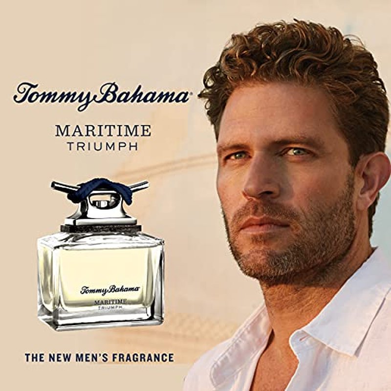 Tommy Bahama Maritime Triumph Eau de Cologne for Men, Notes of Violet, Cedar, Cashmere, Spicy & Masculine Scent