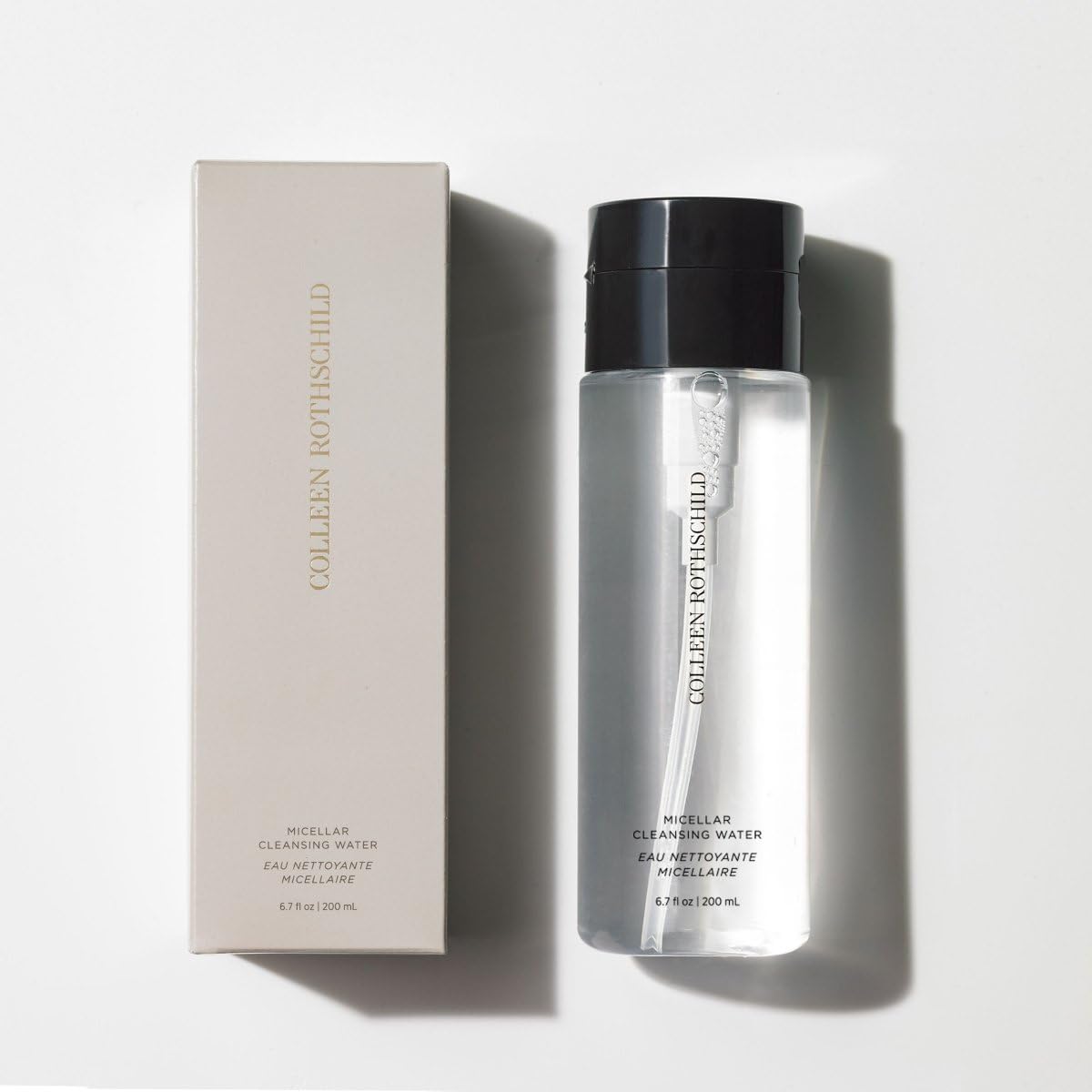 COLLEEN ROTHSCHILD Micellar Cleansing Water | Makeup Remover | Cleanser | Gently Purifies, Nourishes & Revitalizes Skin (6.7 fl oz)