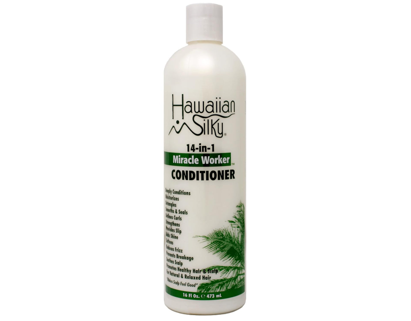 Hawaiian Silky Miracle Worker 14-in-1 Shampoo & Conditioner Bundle, Hydrating & Strengthening Hair Care Set, 16 fl oz Each