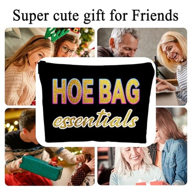 5 Pack Multi-color Funny Gag Gift for Women, Friends & Hostess - Cool Gifts for Girls' Birthday, Weekend Fun - Makeup Travel Bag