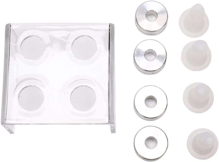 DIY Lipstick Mold - 9mm Silicone Lipstick Filling Tube for Handmade Lip Balm | 4 Holes Design