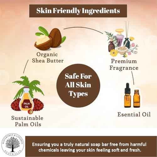 Wavertree & London Natural Goat Milk Soap Bars (2 Bars) ? 7oz Individually Wrapped, French Triple Milled Moisturizing Bath Bar Soap Enriched with Shea Butter, Chemical-Free Sensitive Skin Bar Soap