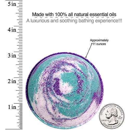 Bath Bomb with Surprise Ring Inside Mermaid Daydream Extra Large 10 oz. Made in USA (Suprise)