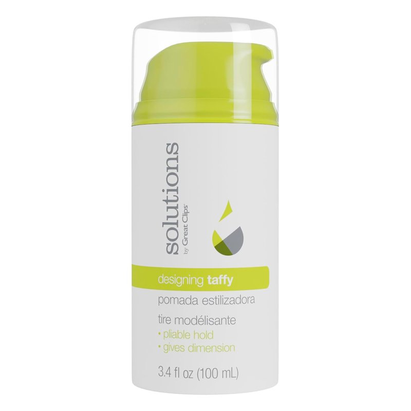 Styling Cream - GREAT CLIPS Solutions Designing Taffy 3.4oz | Pliable Hold & High Shine for All Hair Types