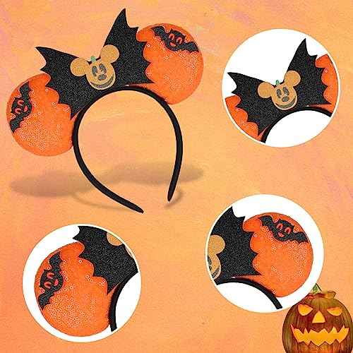 FANYITY Mouse Ears, Sequin Mouse Ears Headband for Boys Girls Women