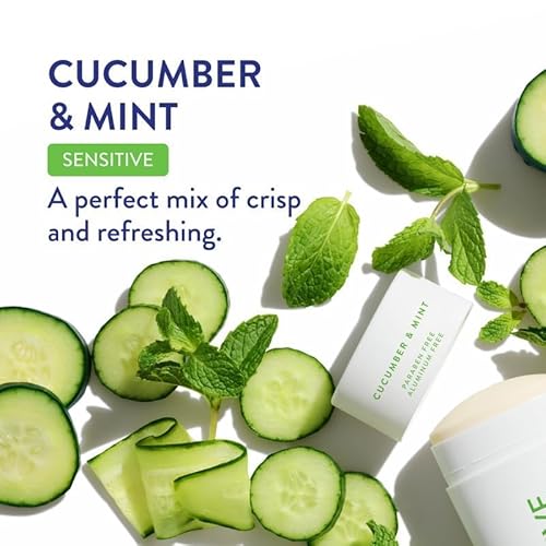 Native Aluminum-Free Clean Deodorant with Natural Derived Ingredients, 72HR odor control | Sensitive Deodorant for Women and Men | Baking Soda, Coconut Oil, Shea Butter | Cucumber & Mint