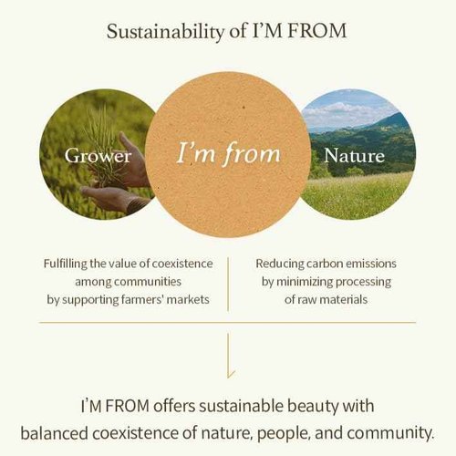 I'm from Mugwort Gel Cleanser 150ml, Mugwort 60%, Calming, Soothing, Mild low pH Korean Face Wash for Sensitive Skin, Irritated Skin, Herbal, Hypoallergenic, Vegan