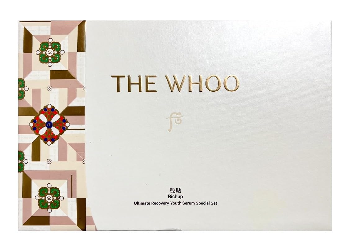 THE WHOO Bichup Ultimate Recovery Youth Serum Special SET. Excellent at The Improvement Efficacy of Skin Barrier, Skin Revitalizing, Moisturizing, Anti-Aging. Made in Korea