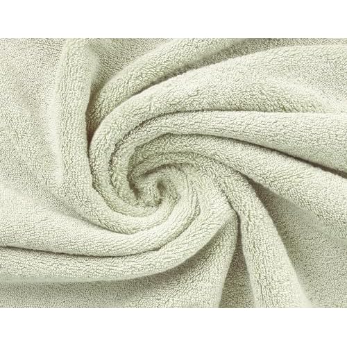 Delara Organic Cotton Luxuriously Plush Washcloths Pack of 6 | GOTS & Oeko-TEX Certified | Premium Quality Face Towels | Feather Touch Technology|650 GSM Long Staple|Soft, Quick Dry & Ultra-Absorbent