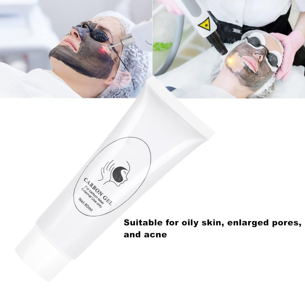 ABBASI & CO 3X Carbon Peel Gel 80ml - Deep Cleansing Facial Mask for Blackhead Removal & Skin Rejuvenation, for All Skin Types, Infused with Marine Minerals & Vitamins - Pack of 3