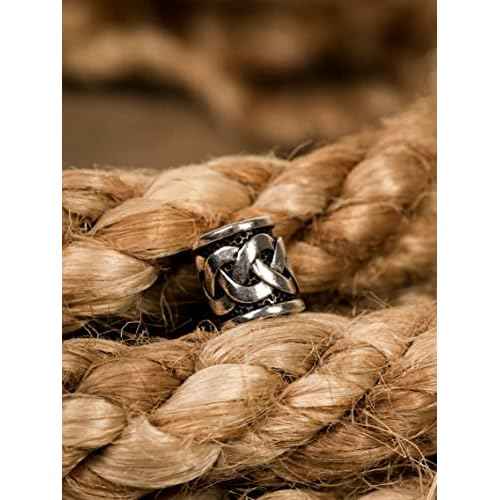 HAQUIL Hair clip Celtic Beads Antique Norse 5 pcs Viking Combo Beads Hair Pin Quick Beader Triquetra Knots Hair Beads Lock